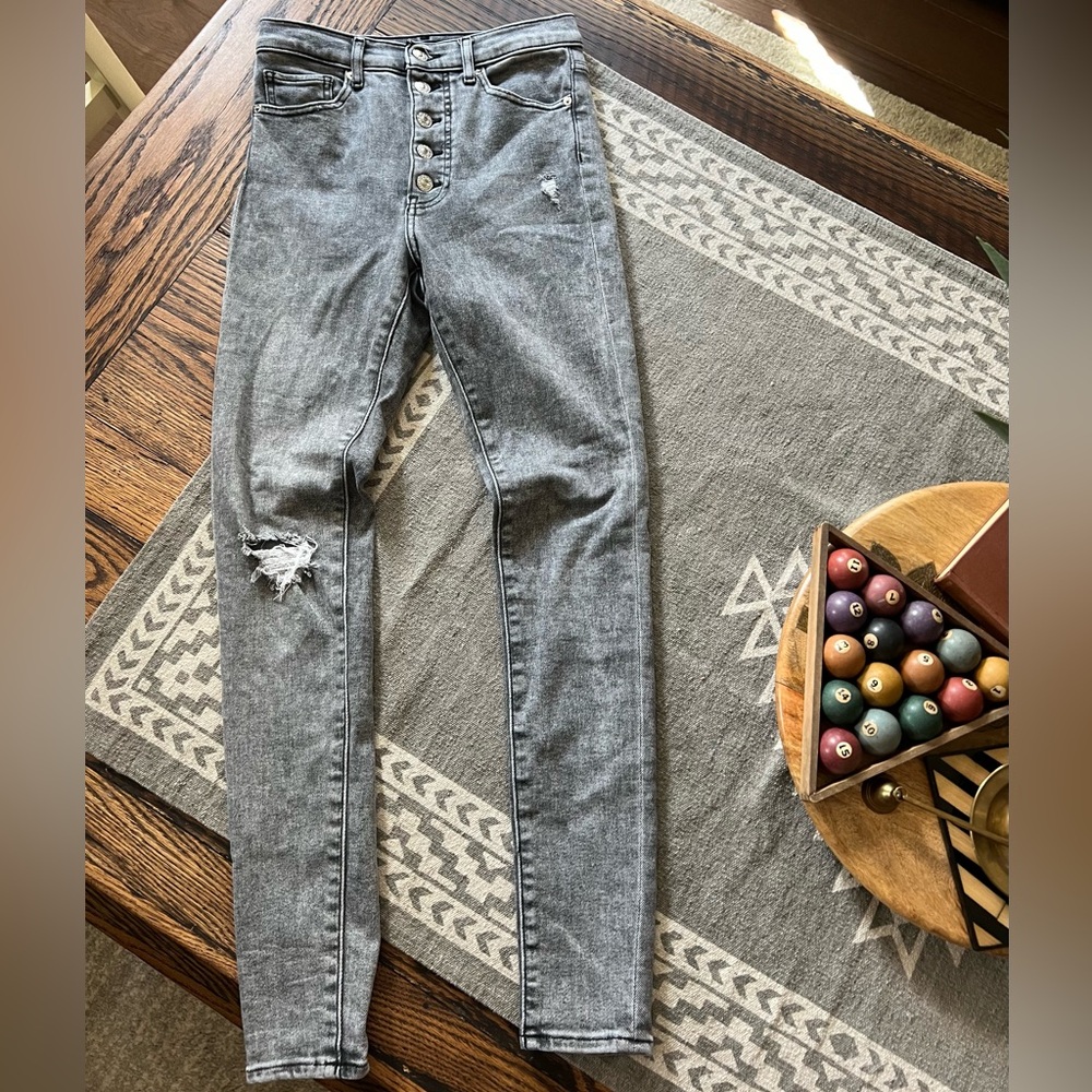 Express high rise skinny jeans